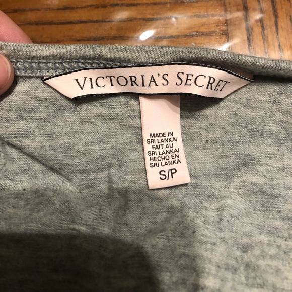 VS grey cropped tank. Size S. Sleepwear. - Picture 5 of 5